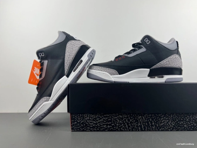 Black Cement Air 3 DN3707-010 Jordan 0802